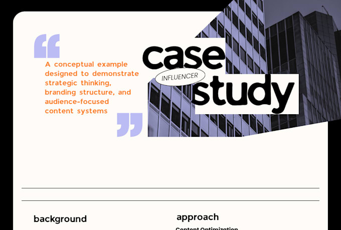 create strategic editorial content for brands and creators